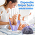 Tenceur 1800 Pcs Baby Disposable Diaper Sacks, Scented Bags with Easy Tie Handle for Baby Travel