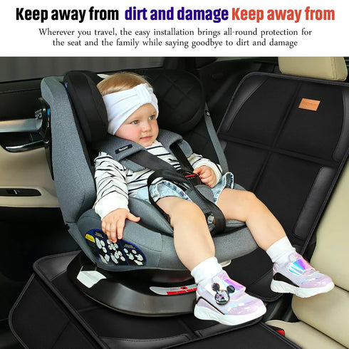2 Pack 600D Bacgnyer Car Seat Protector, of Seat Protectors, Thickest Padded Fabric Padding, Waterproof, Durable, Anti