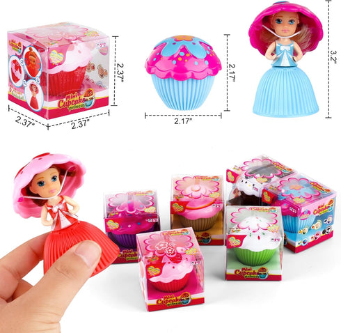 Beautiful Cake Doll Toy Surprise Cupcake Princess Doll Toys for Kids – 6PCS Scented Funny Game Gift