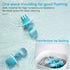 Silikong Silicone Utensils - Baby Fork and Spoon Set, Training Utensils for Ages 6 Months, Blue