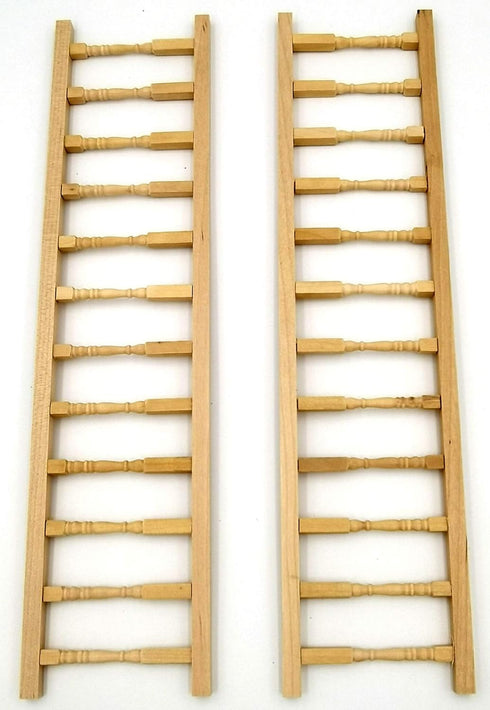 Dollhouse Decoration Accessories, Miniature Fence Handrail 1:12, Cute House Mini Fence, Beige, 2 Pcs