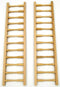 Dollhouse Decoration Accessories, Miniature Fence Handrail 1:12, Cute House Mini Fence, Beige, 2 Pcs