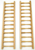 Dollhouse Decoration Accessories, Miniature Fence Handrail 1:12, Cute House Mini Fence, Beige, 2 Pcs