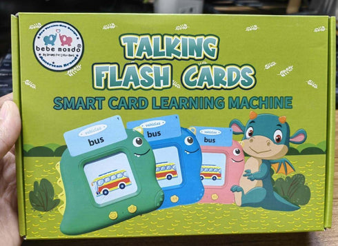 BebeMondo Talking Flash Cards for Toddlers, 224 Sight Words for 1-3 Year Olds, Montessori Birthday Gift