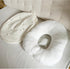 EFELIM 23.6x29.5inch) Large Nest Pillow with Cotton Cover, Skin Friendly Lounger Pillow Multifunctional Soft Floor