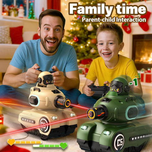 Innofans 2 Pack 6+ Remote Control Car, RC Ejecting Bumper Car for Kids, Christmas Birthday Gifts Toys for Year Old Boys