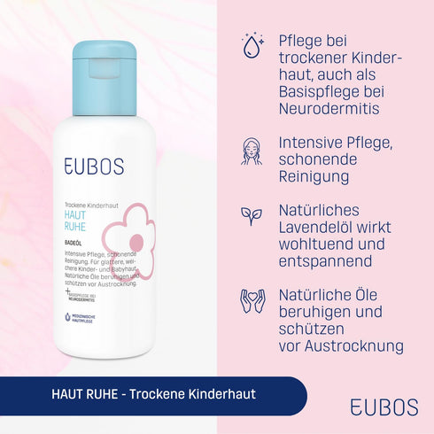 EUBOS 125ml/4.23oz Baby Bath Oil