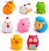 Munchkin Baby Bath Toy Squirts, Farm Animal Squirters, 8 Pack, for Babies and Toddlers 9 Months Up