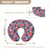 Kathyboom Red Floral Nursing Pillow Cover for Maternity Mom, Original Support for Breastfeeding Bottle Feeding, Super