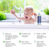 2 Pack 12oz SoCal Suds & Company Baby Body Wash & Shampoo with Shea Moisture for Sensitive Skin, Bath & Hair Products