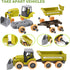 2.2lb Playset, 3 4 5 6 Eaciilee Play Sand Farm Toys, Farm Sensory Bins with Magic Sand, Animal, Take Apart Excavator
