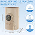 DNAMYJME 6 360 Portable Bottle Warmer for Travel, Rapid Warming with Battery-Powered Temperature Display, Heating Baby