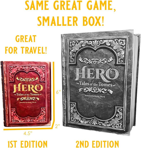 1st 2-5 14+, 20-45 Hero: Tales of the Tomes Edition - Fantasy Strategy Card Game by Tomekeeper Entertainment, Shared