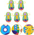 NUOBESTY Shoelace Threading Teaching Toys, Learn to Tie Shoelaces Toy for Kids, Fine Motor Skills Educational Toys