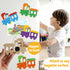 12 Pack Pre-Packaged 2nd 3-5 Train Party Favors, Wooden Train Painting Kits, Choo Choo Birthday Decorations, Toddler