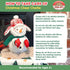 13" Animated Plush Snowman |Christmas Cheer Charlie - Claps Hands and Ears Flap to Song - If You're Happy for Xmas Clap