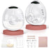 Lulia Breast Pump Hands Free, Wearable Breastfeeding Pump with 4 Mode and