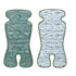 Miracle Baby Gel Car Seat Cooler Pad, Double Sides Stroller Ice Cushion, Summer Cooling Liner, Dinosaur + Lines