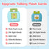 296 1 2 3 4 5 Sight Words Talking Flash Cards for Toddlers Year Old, Pocket Speech, Sensory Speech Therapy Toys
