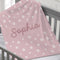 GearHot Personalized Baby Blanket for Kids Girls Boys. Custom Baby Blanket with Name