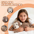 TYOMXA 14" 7 OZ Monkey Cute Stuffed Animals,Sensory Comfort Plush Throw Pillow Toy,Monkey Plush Toys for Stress Relief