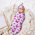 Lcokin Sets Butterfly Baby Stuff Swaddle Blanket Newborn Baby Swaddling Blanket Sleep Sack with Beanie Hat for Boys