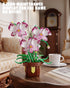EITOLNR Set 6-12 (323 Flowers Botanicals Orchid Building - Artificial Flower Building Blocks for Adult Women, Bonsai