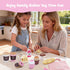Playset 23pcs Sets SIMPLIPLAY Wooden Bakery Food Toys, Wooden Pretend Play Food for Kids, Play Kitchen Accessories