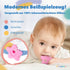 Liname Neutral Pacifier Clip with Teething Toy - 4 Pack Clips for Boys & Girls, Binky Holder Soothie Paci Clip