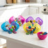 PNIOTAIN 6 Pack 6 Inch Large Plastic Easter Eggs Fillable - Jumbo Easter Eggs for Kids Empty Eggs for Easter Egg Hunt