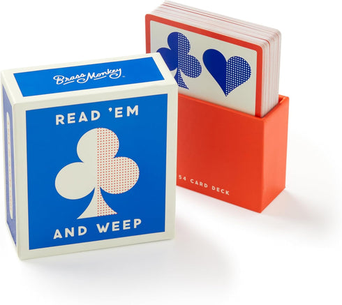 Brass Monkey Read Em and Weep - Vintage Inspired Playing Card Set