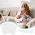 20 Pieces Soothing Gel Pads, Adjusting Hydrogel Reusable Nursing Pads for Breastfeeding Essentials, Cooling Relief