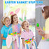 24 24 Easter Egg Fillers Basket Essentials for Kids, PCS Mochi Squishy Fidget Toys Gifts W/ Plastic Eggs, Easter Party