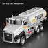 TEMI 3 Pack of Diecast City Transport Vehicles - Garbage, Tanker, Express Delivery, 1/50 Scale Metal Models with