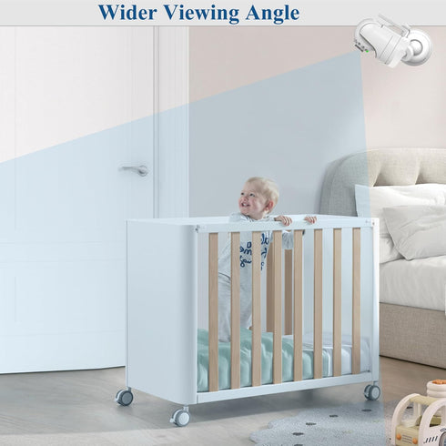 Derebir DXR-8 DXR-8 1/4" Adjustable Baby Camera Monitor Wall Mount Stand Holder Compatible with Infant Optics and Pro