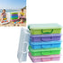 KAHDGSS Set Stackable Sand Tray with Lid Portable Sensory Bin for Art Storage Portable Sandbox Toy Organizers for Toy