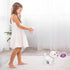 3-7 YH YUHUNG Walking White Dog Toy with Leash, Fluffy Electronic Puppy That Walks, Barks & Wags Tail, Interactive