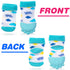 Nuby Soothing Teether Sock - Sky Blue Clouds, 5"