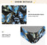 CZXW 52" 28" Blue Butterflies Floral Forget-me-not Crib Sheets Fitted x Natural Cotton Soft & Breathable for Baby Crib