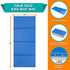 1-inch 45-in ProSource Four-Fold Kids Rest Mat, Thick Sleeping Mats for Kids, Foam Foldable Cushion for Child Comfort