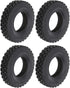 4PCS RC Car Tires, 20mm Width Shoe Sole Pattern Tyre Spare Parts, Fit for Tamiya Tractor Truck 1/14 RC Car Accessory