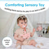 Carter's Fawn Plush Rattle with Loop Teether for Infants and Babies