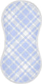 decor gift Cotton Muslin Burp Cloths Easy Care Blue Checkerboard Baby Rags for Newborns