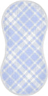 decor gift Cotton Muslin Burp Cloths Easy Care Blue Checkerboard Baby Rags for Newborns