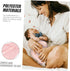 Set Soft Muslin Swaddle Blanket with Headband for Newborns