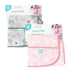 1-3 2 Pack Bumkins - Junior Bib - For Boys & Girls, Toddlers & Kids Years - Lightweight, Durable, Waterproof - Short