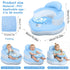 TIDNNS 3-36 Inflatable Baby Seat for Babies Months, Built-in Air Pump, Sit Me Up Chair with Tray and Back Support