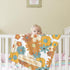 ColorAce -50x60 Inches Baby Girl Blanket Personalized Name Baby Swaddle Blanket Newborn Custom Baby Blanket Soft