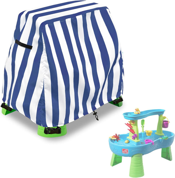 Kids Water Table Cover for Step2 Rain Showers Splash Pond, Waterproof Dust Proof Anti-UV Outdoor Cover