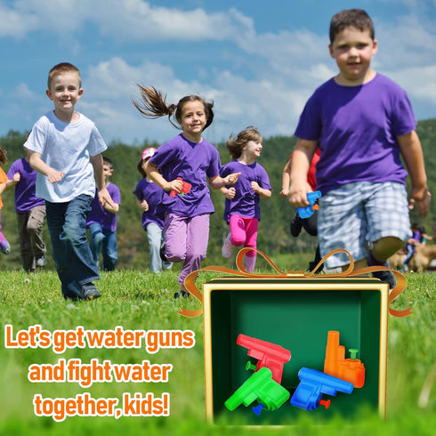 100 Pcs Colorful Mini Water Gun Sprayer, Small Squirt Toys for Outdoor Beach Game Swimming Pool Party